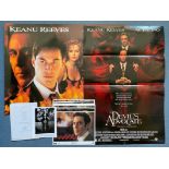 THE DEVIL'S ADVOCATE (1997) - UK Quad Film Poster (rolled), US One Sheet Poster (27” x 40” – 68.5