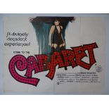 CABARET (1972) - British UK Quad film poster (30" x 40") - Liza Minnelli sings & dances in Nazi