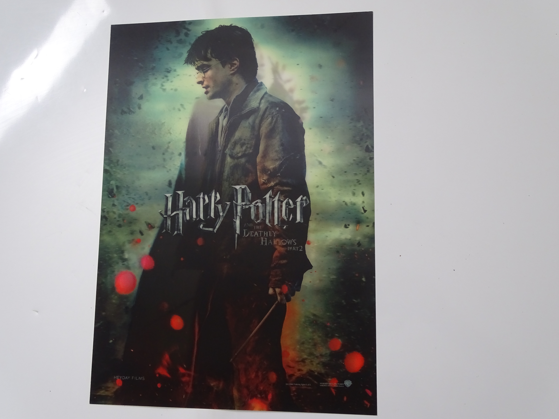 HARRY POTTER AND THE DEATHLY HALLOWS: PART 2 (2011) - Lenticular Promotional Poster - featuring