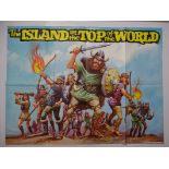 ISLAND AT THE TOP OF THE WORLD LOT (1974) - (3 in Lot) - 2 x UK Quad Film Posters -'Vikings' & "