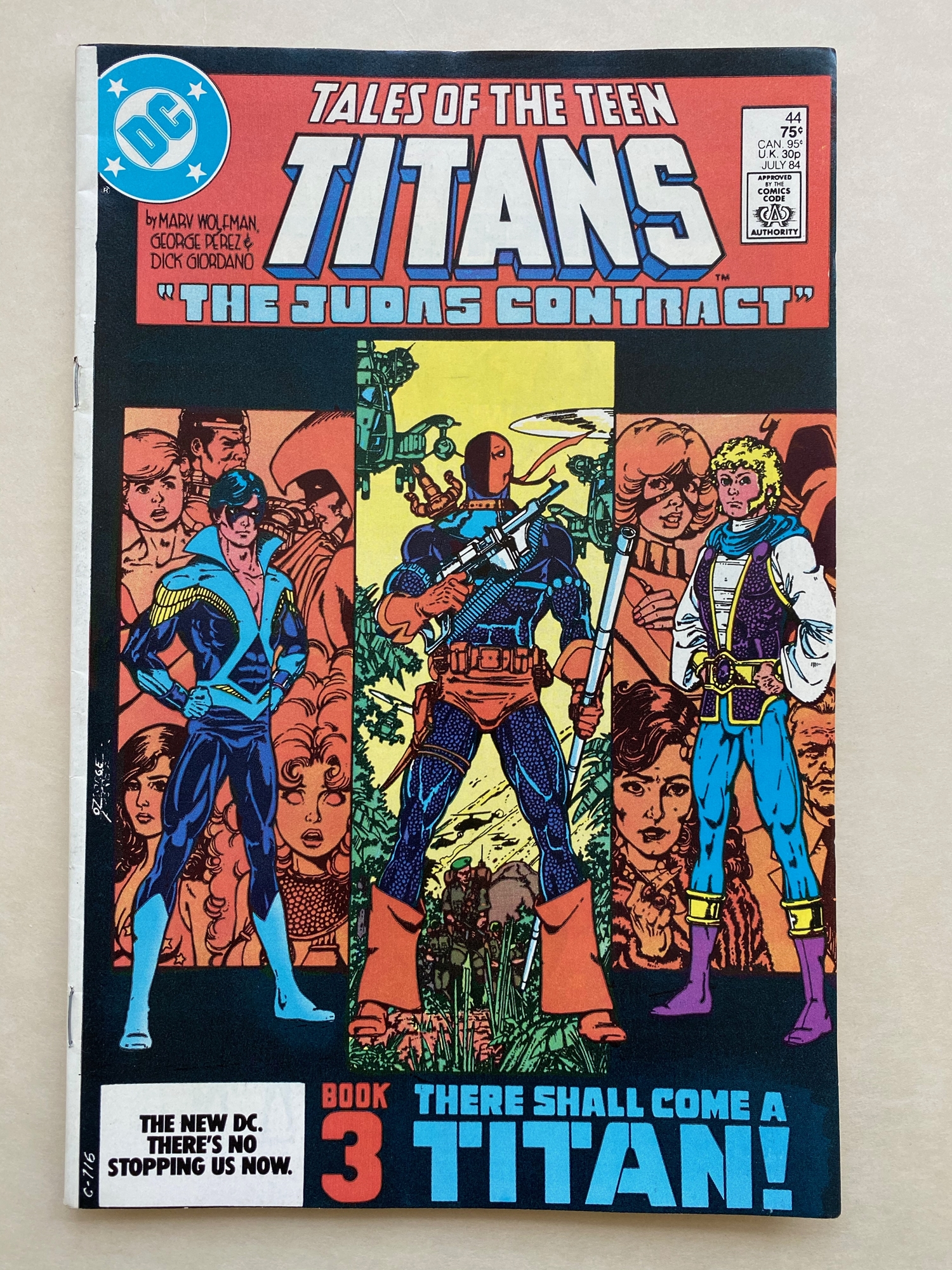 TALES OF THE TEEN TITANS #44 - (1984 - DC - Cents/Pence Copy) - Dick Grayson becomes Nightwing -