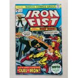 IRON FIST #1 - (1975 - MARVEL - CENTS Copy) - First solo run in own title - Story continued from