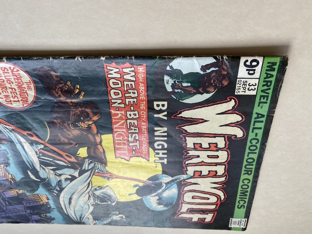 WEREWOLF BY NIGHT #33 & 37 (2 in lot) - (1975/76 - MARVEL - Pence Copy) - Second and third - Image 3 of 13