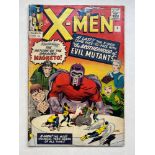 UNCANNY X-MEN #4 - (1964 - MARVEL - Pence Copy) - Second appearance of Magneto and the FIRST