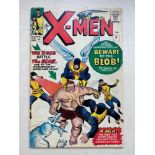 UNCANNY X-MEN #3 - (1964 - MARVEL - Pence Copy) - First appearance of The Blob - Cover and art by