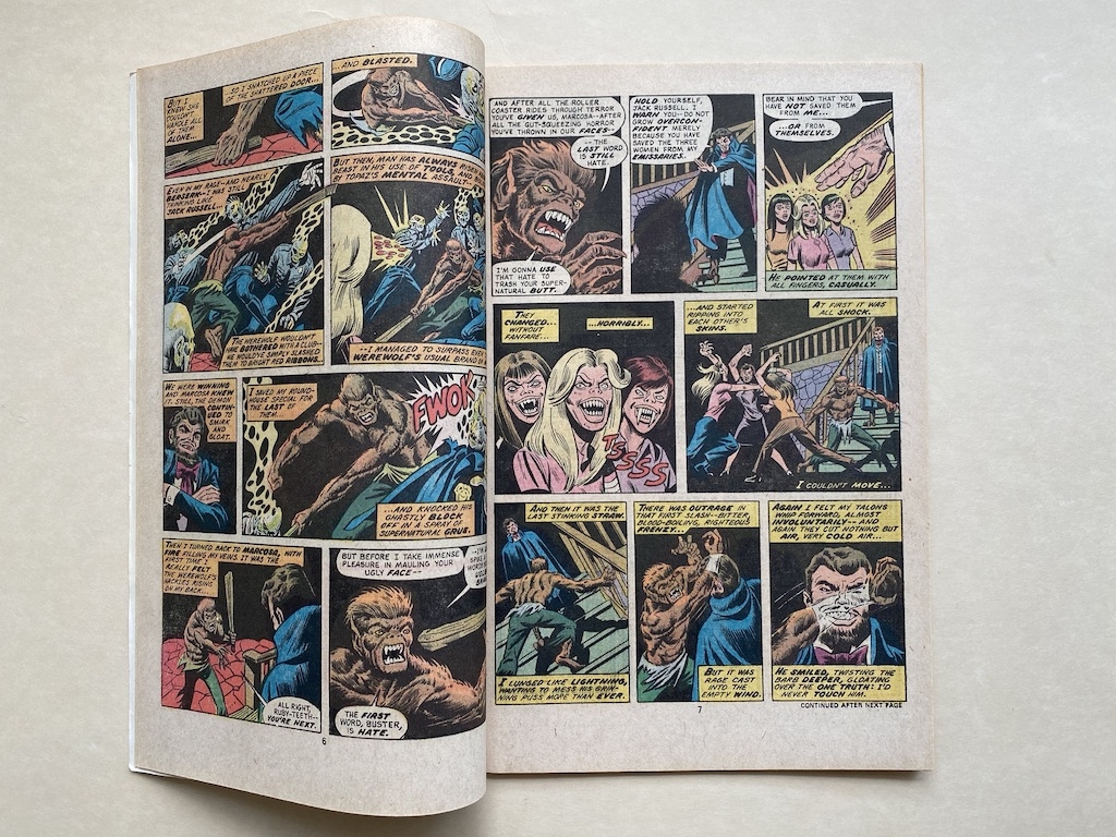 WEREWOLF BY NIGHT #33 & 37 (2 in lot) - (1975/76 - MARVEL - Pence Copy) - Second and third - Image 8 of 13