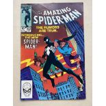 AMAZING SPIDER-MAN #252 - (1984 - MARVEL - Cents/Pence Copy) - Spider-Man appears in new black