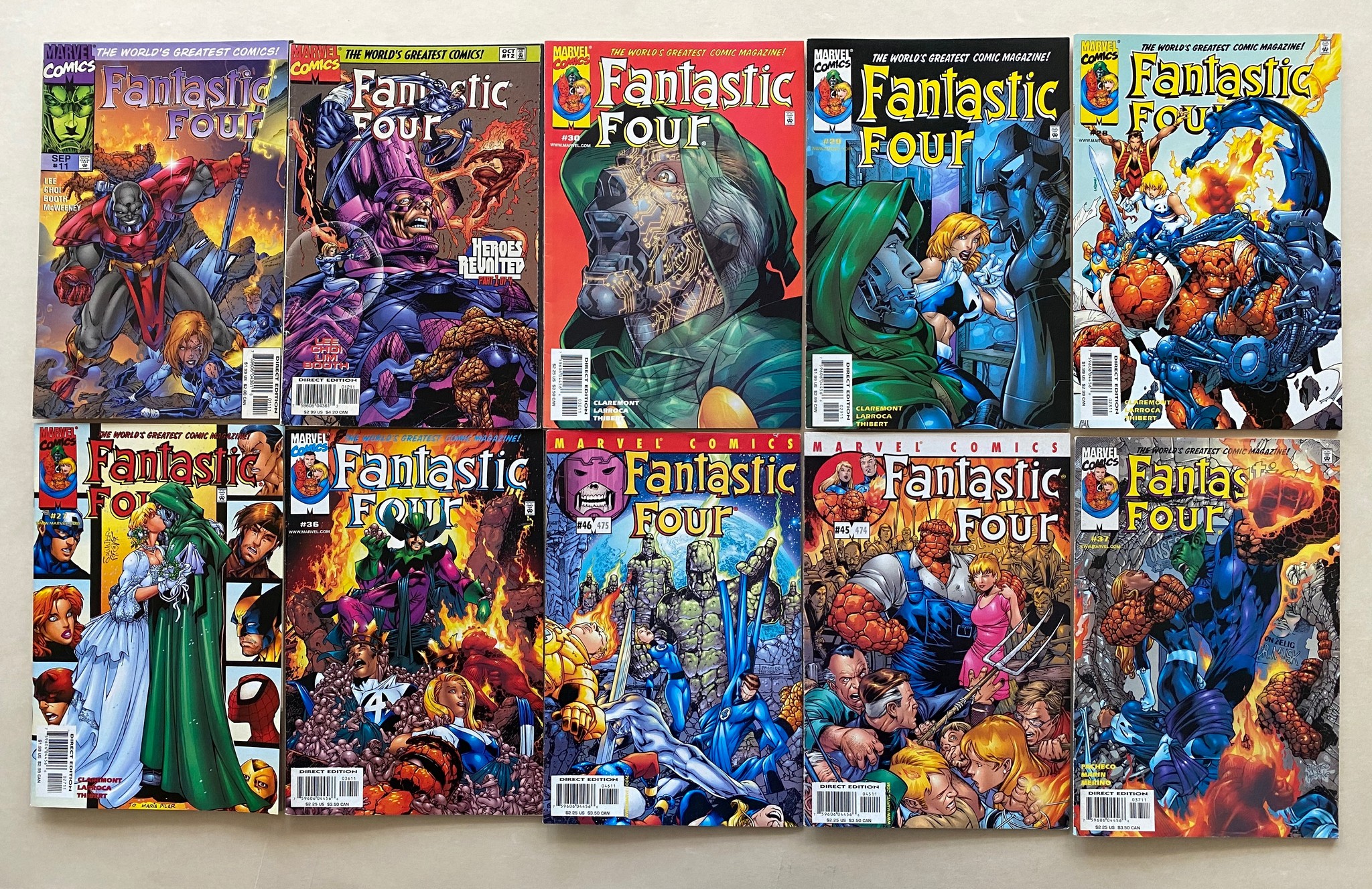 FANTASTIC FOUR, FANTASTIC FOUR 2099, AVENGERS, SPIDER-MAN, ALPHA FLIGHT, POWER PACK - (40 in