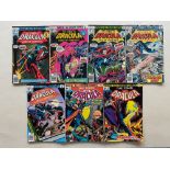 TOMB OF DRACULA #27, 28, 56, 57, 59, 61, 62 (7 in Lot) - (1974/78 - MARVEL - Pence Copy) - Flat/