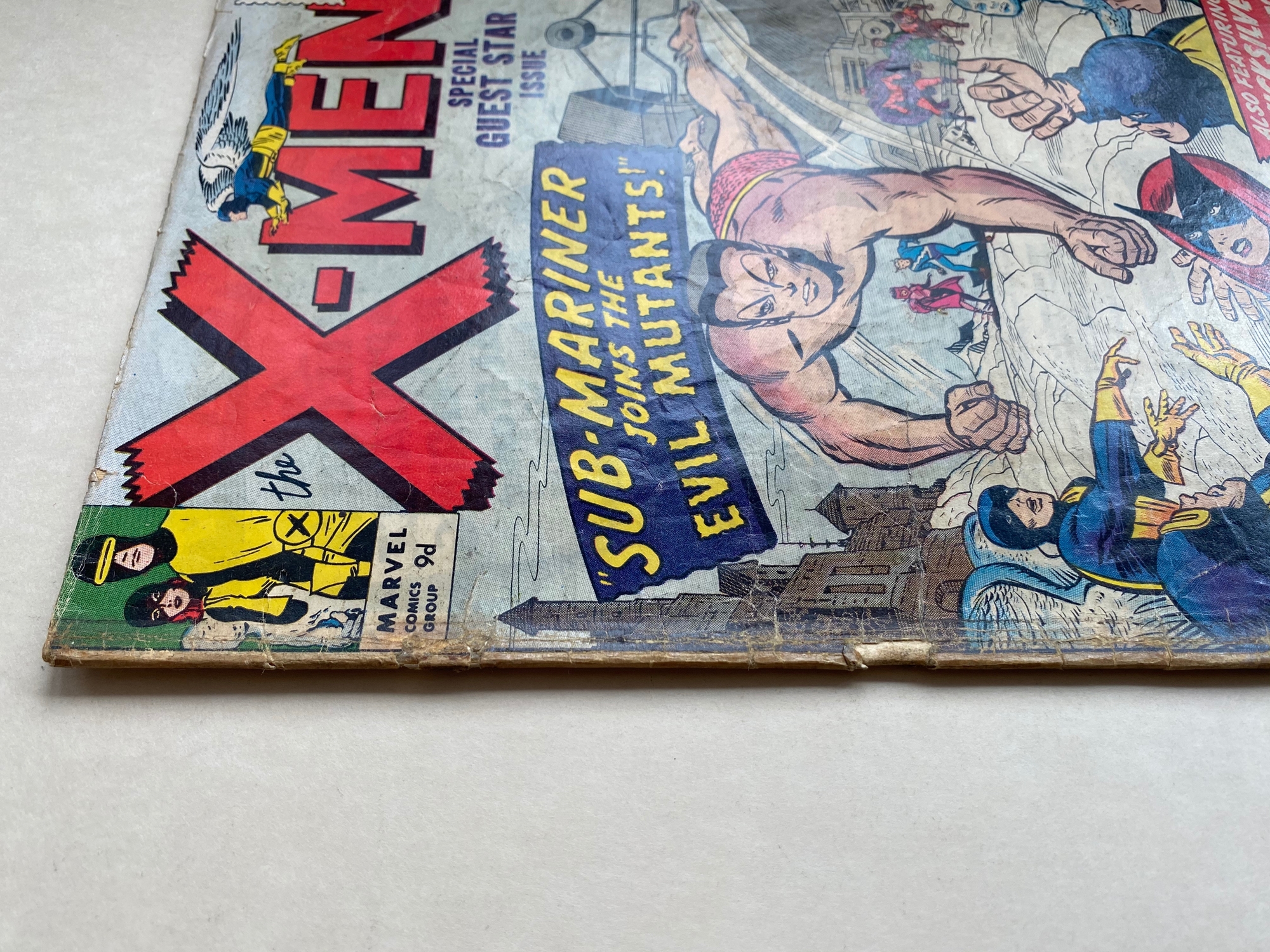 UNCANNY X-MEN #6 - (1964 - MARVEL - Pence Copy) - Sub-Mariner and Brotherhood of Evil Mutants - Image 3 of 9