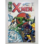 UNCANNY X-MEN #21 - (1966 - MARVEL Pence Copy) - The X-Men battle Lucifer - Werner Roth cover and