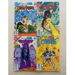 TALES OF THE NEW TEEN TITANS #1, 2, 3, 4 (Lot of 4) - (1982 - DC Cents/Pence Copy) - Includes origin