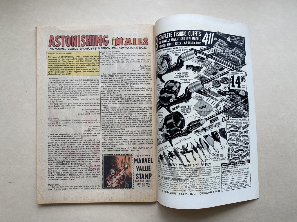 ASTONISHING TALES: DEATHLOK #25 - (1974 - MARVEL - Pence Copy) - First appearances of Deathlok the - Image 6 of 10