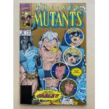 NEW MUTANTS #87 - (1990 - MARVEL - Cents Copy) - Second printing with Gold ink cover - First