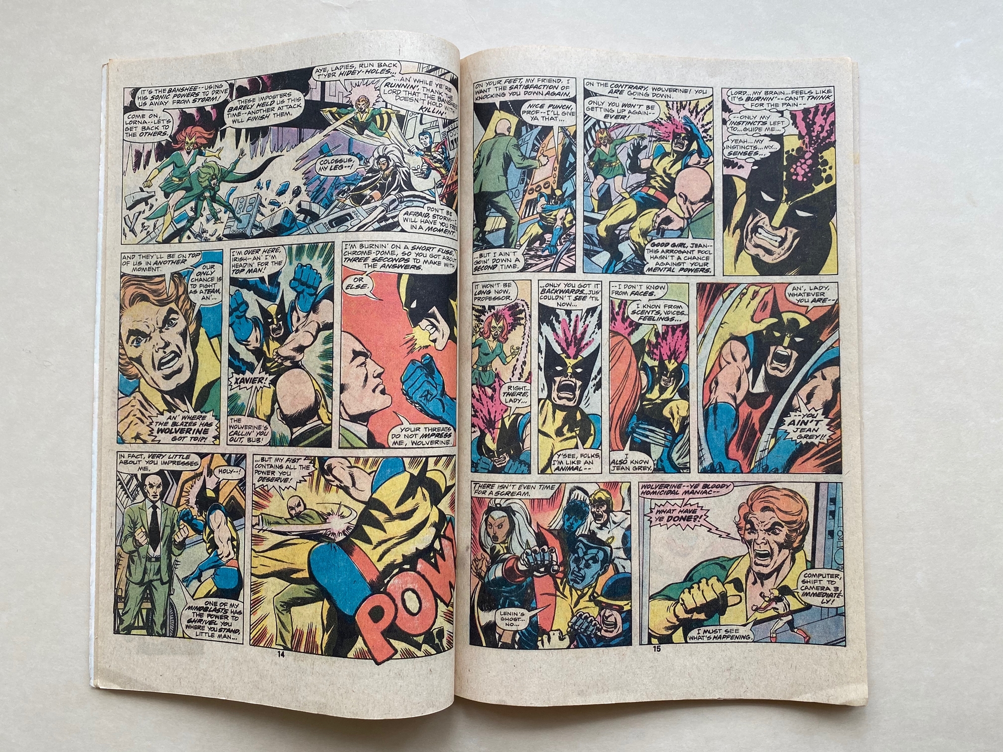 UNCANNY X-MEN #100 - (1976 - MARVEL - Pence Copy) - The original X-Men vs. the new X-Men. Partial - Image 7 of 9