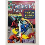 FANTASTIC FOUR #40 - (1965 - MARVEL - CENTS Copy) - Early Daredevil cross-over + Doctor Doom