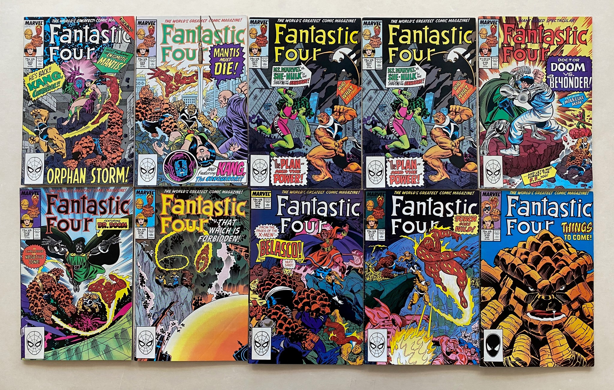 FANTASTIC FOUR LOT - (30 in Lot) - (1988/96 - MARVEL - Cents Copy/Pence Copy) - Run includes #310, - Image 3 of 3