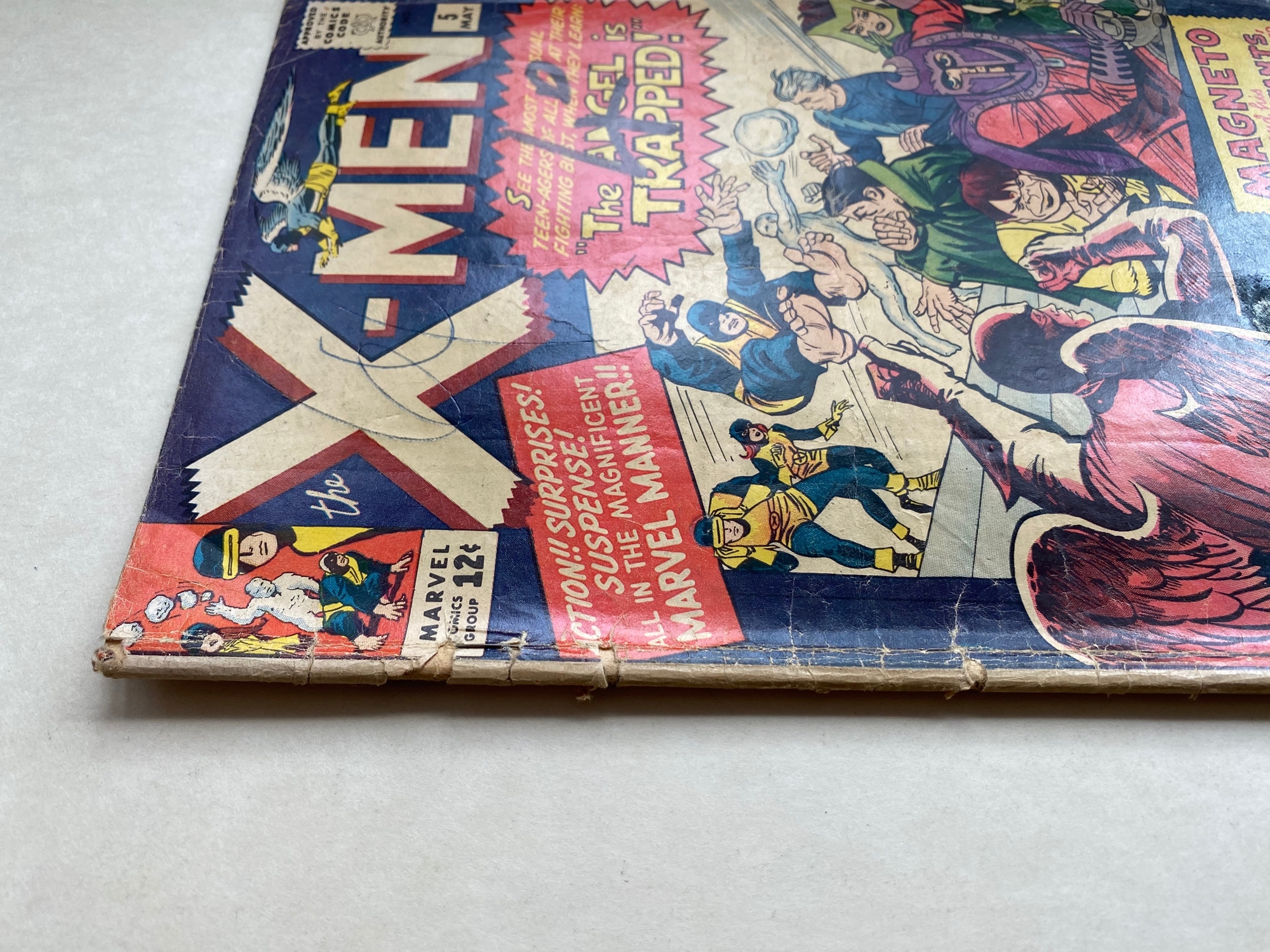 UNCANNY X-MEN #5 - (1964 - MARVEL - Pence Copy) - Third appearance of Magneto and the second - Image 3 of 10