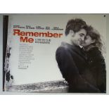 REMEMBER ME (2010) - DRAMA / ROMANCE - ROBERT PATTINSON / EMILIE DE RAVIN / PIERCE BROSNAN - UK QUAD