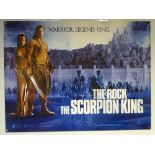 THE SCORPION KING (2002) - TEASER DESIGN MOVIE POSTER - SCIFI / FANTASY / ACTION - THE ROCK (