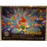 THE LITTLE MERMAID (1999) - 'ADVANCE DESIGN' - WALT DISNEY / ANIMATION / FAMILY - UK QUAD FILM /