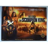 THE SCORPION KING (2002) - MAIN DESIGN MOVIE POSTER - SCIFI / FANTASY / ACTION - THE ROCK (DWAYNE