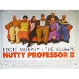 NUTTY PROFESSOR II: THE KLUMPS (2000) - COMEDY / ROMANCE - EDDIE MURPHY - UK QUAD FILM / MOVIE