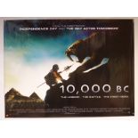 10,000 BC (2008) - ACTION / ADVENTURE / DRAMA - CAMILLA BELLE / STEVEN STRAIT - UK QUAD FILM / MOVIE