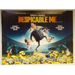 DESPICABLE ME (2010) - ADVANCE POSTER - ANIMATION / ADVENTURE / COMEDY - UK QUAD FILM / MOVIE POSTER