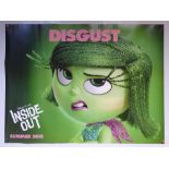 INSIDE OUT (2015) ADVANCE POSTER - 'DISGUST' DESIGN - FANTASY / COMEDY / DRAMA - DISNEY PIXAR - UK