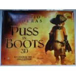 PUSS IN BOOTS (2011) - 'TEASER DESIGN' - ANIMATION / ADVENTURE - ANTONIO BANDERAS / SALMA HAYEK - UK