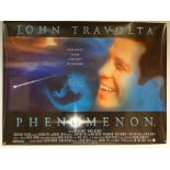 PHENOMENON (1996) - DRAMA / FANTASY / ROMANCE - JOHN TRAVOLTA - UK QUAD FILM / MOVIE POSTER - ROLLED