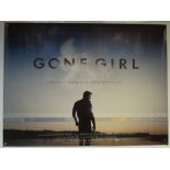 GONE GIRL (2014) - 'ADVANCE DESIGN' - DRAMA / THRILLER - BEN AFLECK / ROSAMUND PIKE - UK QUAD FILM /