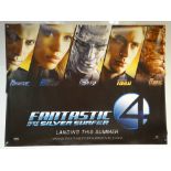 FANTASTIC 4 RISE OF THE SILVER SURFER (2007) - 'TEASER DESIGN MOVIE POSTER' - MARVEL / SUPERHERO /