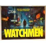 WATCHMEN (2009) - ADVANCE POSTER - ACTION / DRAMA / MYSTERY - UK QUAD FILM / MOVIE POSTER - ROLLED