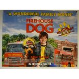 FIREHOUSE DOG (2007) - 'ADVANCE DESIGN MOVIE POSTER' - ACTION / ADVENTURE / FAMILY - UK QUAD