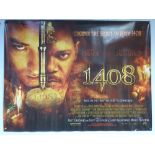 1408 (2007) - DRAMA / HORROR - JOHN CUSACK / SAMUEL L JACKSON - UK QUAD FILM / MOVIE POSTER - ROLLED