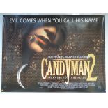 CANDYMAN 2: FAREWELL TO THE FLESH (1995) - HORROR - UK QUAD FILM / MOVIE POSTER - PREVIOUSLY