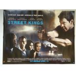 STREET KINGS (2008) - ADVANCE POSTER - ACTION / CRIME / DRAMA - KEANU REEVES / FOREST WHITAKER /