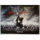 JOAN OF ARC (2000 RELEASE) - 'TEASER' DESIGN MOVIE POSTER - DRAMA / HISTORY - MILLA JOVOVICH /