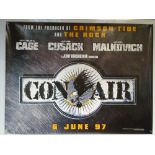 CON AIR (1997) - ADVANCE ARTWORK MOVIE POSTER - THRILLER / CRIME - NICOLAS CAGE / JOHN CUSACK.