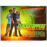 CLOCKSTOPPERS (2002) - ADVENTURE / FAMILY - DIRECTED BY JONATHAN FRAKES - UK QUAD FILM / MOVIE