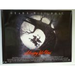 SLEEPY HOLLOW (1999) - DRAMA / ACTION / THRILLER - JOHNNY DEPP / CHRISTINA RICCI - UK QUAD FILM /