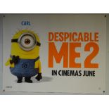 DESPICABLE ME 2 (2013) - ADVANCE POSTER 'CARL' - ANIMATION / ADVENTURE / COMEDY - UK QUAD FILM /