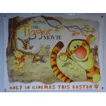 THE TIGGER MOVIE (2000) - ADVANCE DESIGN MOVIE POSTER - WALT DISNEY / ANIMATION / FAMILY - UK QUAD