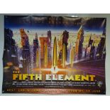 THE FIFTH ELEMENT (1997) - ADVANCE TEASER MOVIE POSTER - SCIFI / FANTASY / ACTION - LUC BESSON /