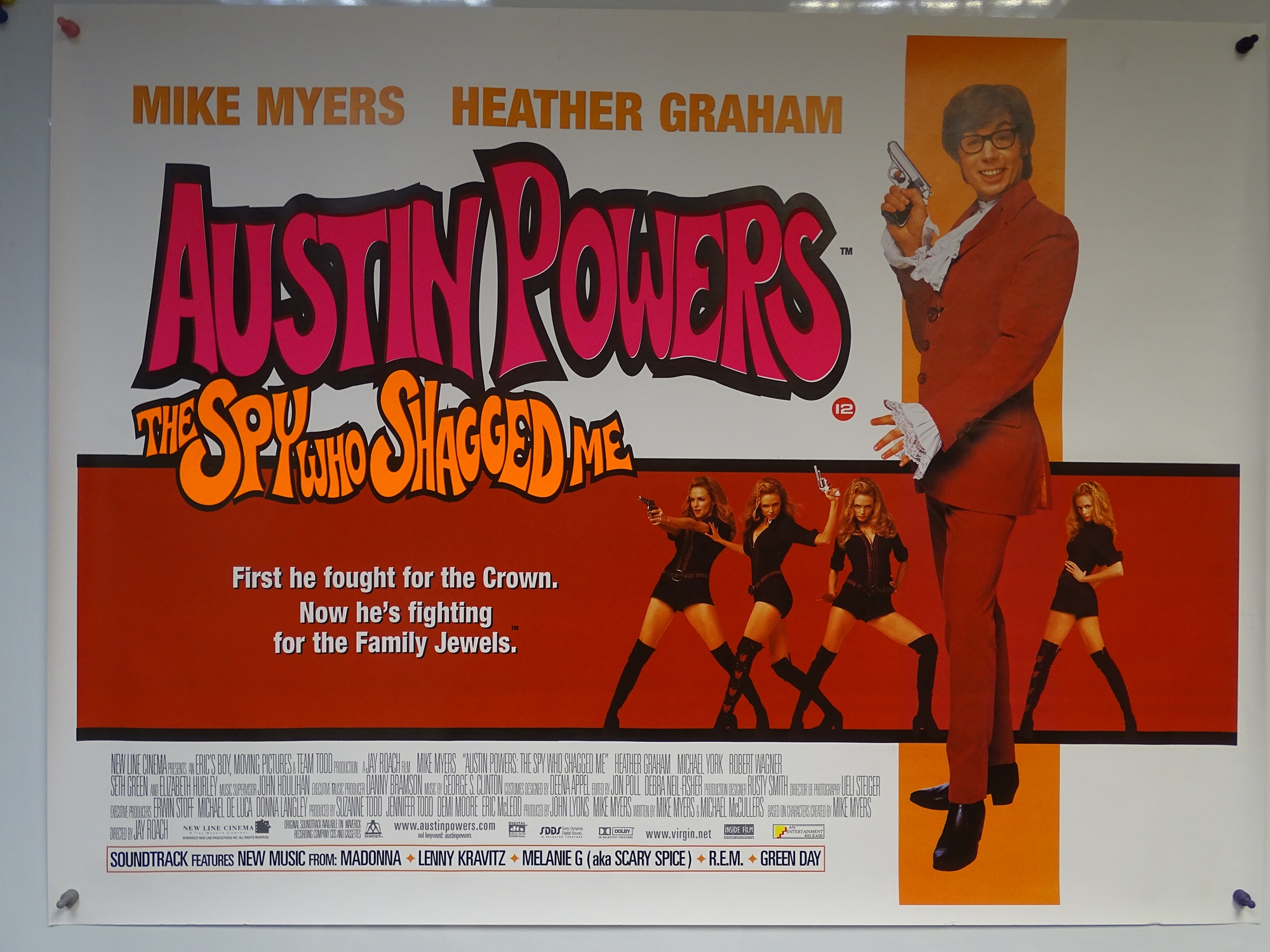AUSTIN POWERS 'THE SPY WHO SHAGGED ME' (1999) - ACTION / COMEDY - MIKE MYERS / HEATHER GRAHAM - UK
