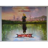 LEGO NINJAGO MOVIE (2017) - ADVANCE DESIGN - ACTION / ADVENTURE - UK QUAD FILM / MOVIE POSTER -