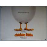 CHICKEN LITTLE (2005) - ADVANCE POSTER - ANIMATION / ADVENTURE / COMEDY - WALT DISNEY