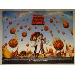 CLOUDY WITH A CHANCE OF MEATBALLS (2009) - ANIMATION / ADVENTURE / FAMILY - UK QUAD FILM / MOVIE